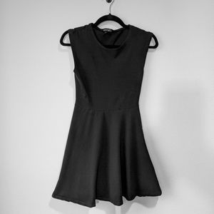 Topshop black fit&flare mini dress